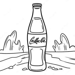 Fallout Nuka Cola Bottle Coloring Page 91098 30965