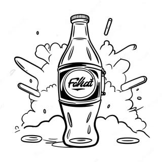 Fallout Nuka Cola Bottle Coloring Page 91098 30967