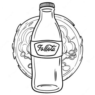 Fallout Nuka Cola Bottle Coloring Page 91098-31033