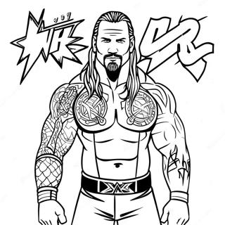 Wwe Coloring Page 91121-31041