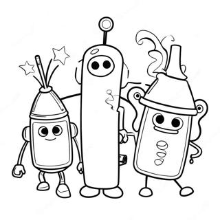 Funny Storybots Characters Coloring Page 91151-31080