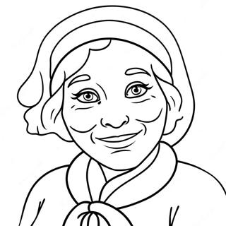 Mrs Claus Coloring Pages