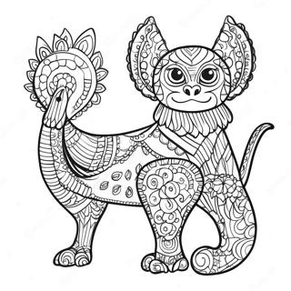 Alebrije Coloring Pages