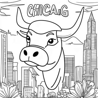 Chicago Bulls Coloring Page 91276-31164