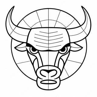 Chicago Bulls Logo Coloring Page 91277-31165