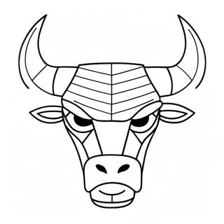 Chicago Bulls Logo Coloring Page 91277-31166