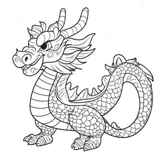 Chinese Dragon Coloring Page 91302-31182