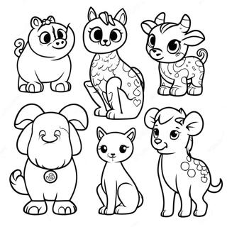 Chinese Zodiac Animals Coloring Page 91304 31190