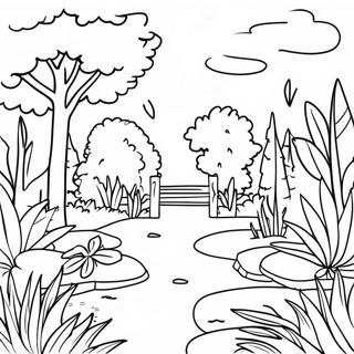 Garten Of Banban 6 Colorful Landscape Coloring Page 91357 31240