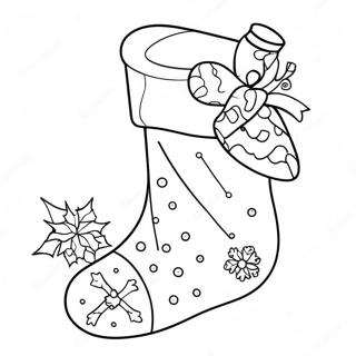 Christmas Stocking Coloring Pages