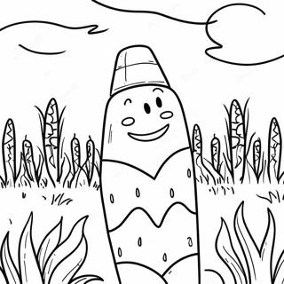 Happy Cornfield Coloring Page 91559-31392
