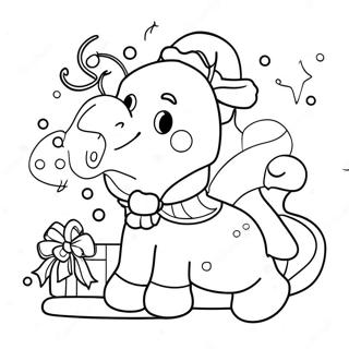 Christmas Cards Coloring Pages