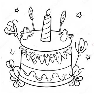 Happy Birthday For Adults Coloring Page 91990-31724