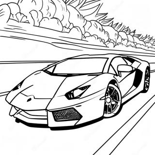 Lamborghini Coloring Pages