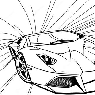 Lamborghini Aventador Racing Coloring Page 9203-1231