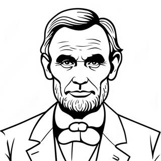 Abraham Lincoln In A Suit Coloring Page 92044-31775