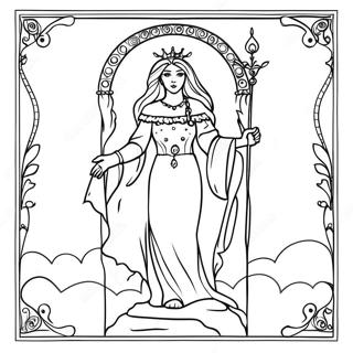 Tarot Coloring Pages