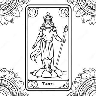 Tarot Card Coloring Page 92118-31822