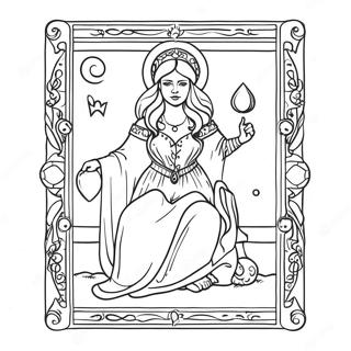 Tarot Card Coloring Page 92118-31823