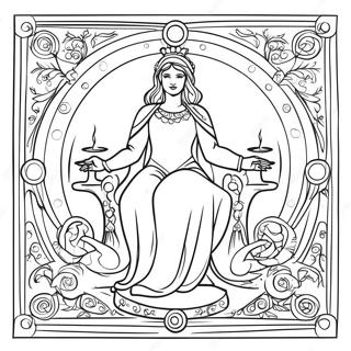 Tarot Card Coloring Page 92118-31824