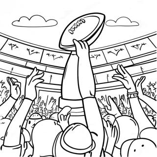 Super Bowl Coloring Pages