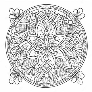 Rangoli Coloring Pages