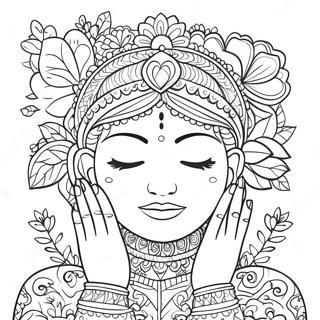 Mindful Self Care Coloring Page 92222-31909