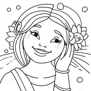 Joyful Self Care Coloring Page 92224 31918