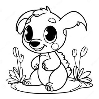 Ohana Stitch Coloring Page 92375-32022