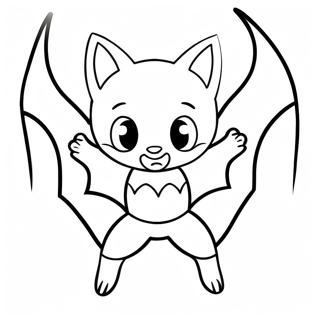 Dynamic Rouge The Bat Action Pose Coloring Page 92429 32069