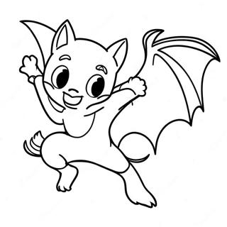 Dynamic Rouge The Bat Action Pose Coloring Page 92429 32070