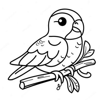 Parakeet Coloring Page 92479-32104