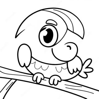 Parakeet Coloring Pages