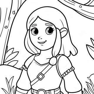 Brave Amanda The Adventurer Coloring Page 92506-32125