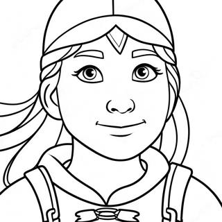 Brave Amanda The Adventurer Coloring Page 92506-32126