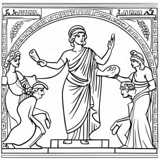 Ancient Greece Coloring Page 92531-32143