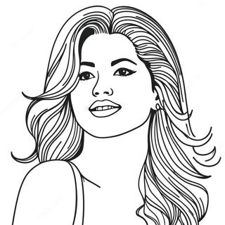 Selena Coloring Pages