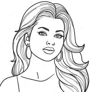 Selena Coloring Page 92556-32162