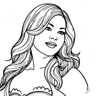 Selena Coloring Page 92556-32163