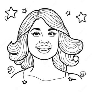 Selena Coloring Pages