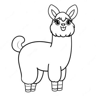 Cute Llama Llama Coloring Page 92583-32185