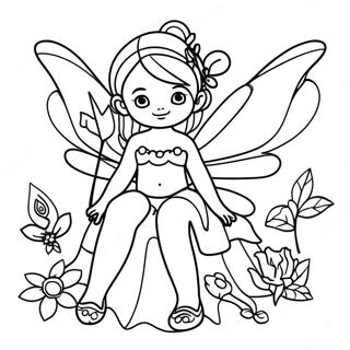 Enchanting Fairies Coloring Page 92636-32231