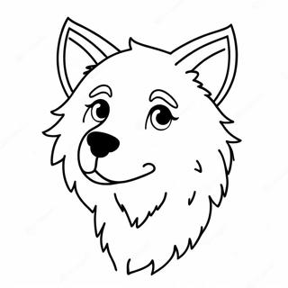 Wolf Anime Coloring Pages