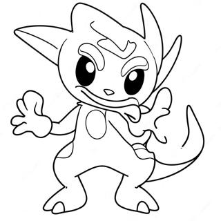 Greninja Coloring Pages