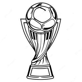 World Cup Trophy Coloring Page 92738 32311