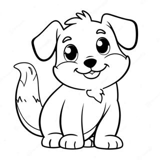 Realistic Puppy Dog Coloring Pages