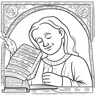 The Lord S Prayer Coloring Page 92915-32444