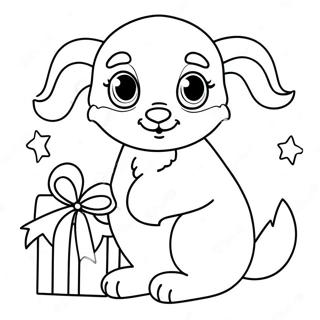 Christmas Animal Coloring Pages