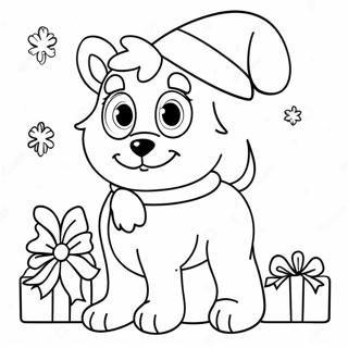 Christmas Cartoon Coloring Page 93043-32544
