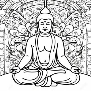 Meditation Coloring Page 93094-32582